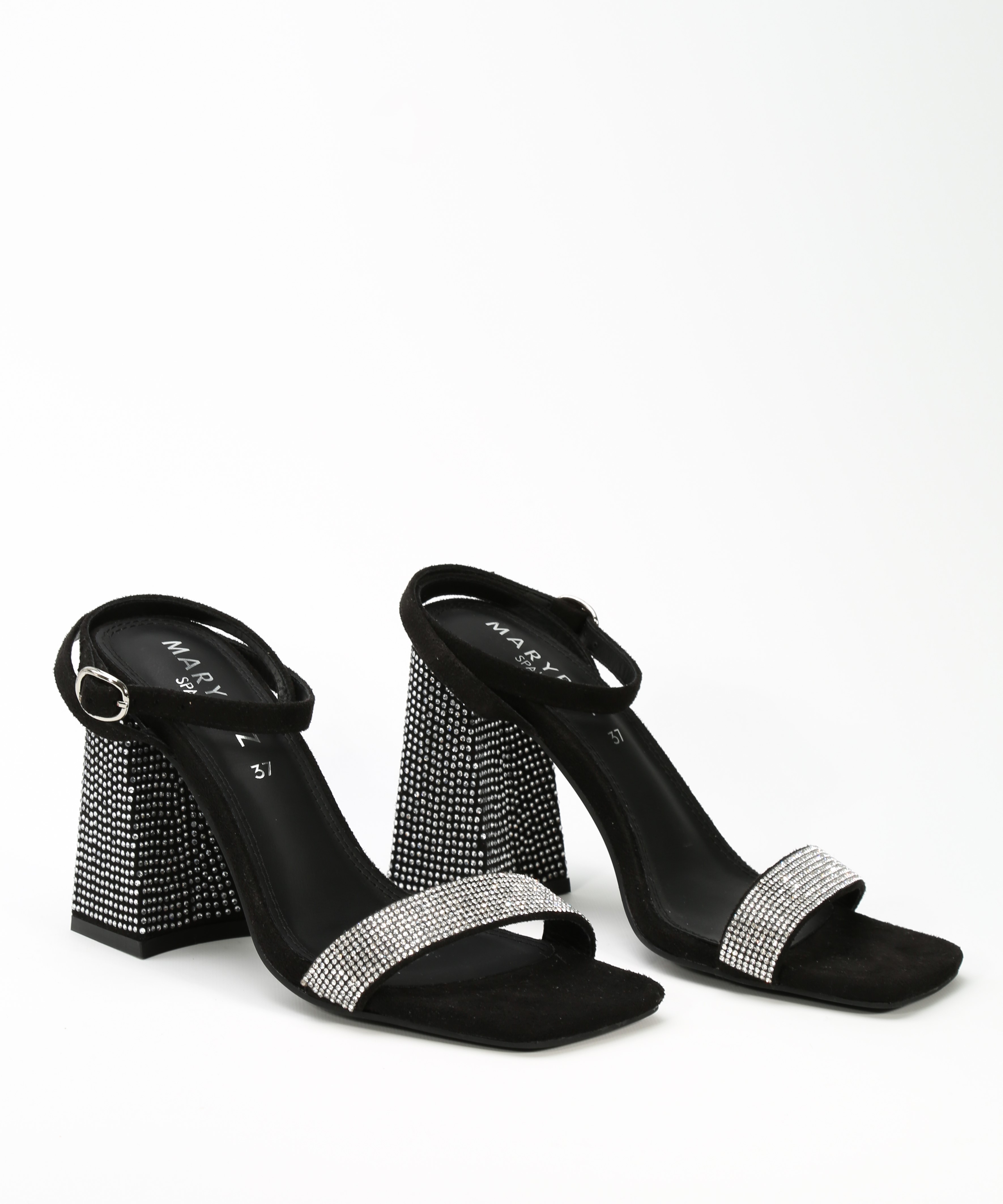 Sandalias tacón strass image number null